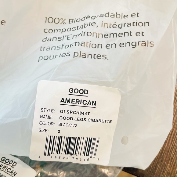 NEW Good American cigarette jeans - Picture 6 of 7